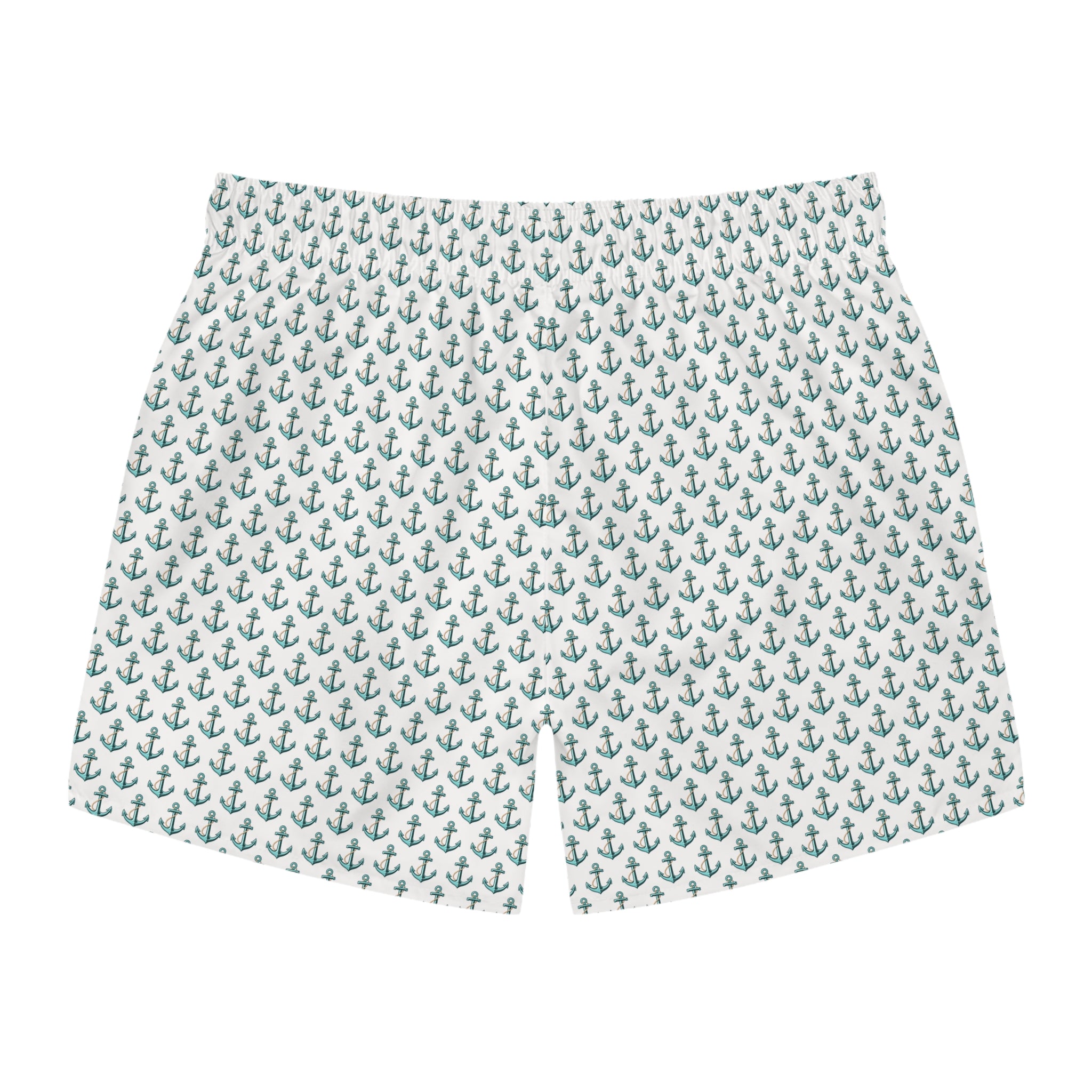 Anchor Pattern Swim Trunks