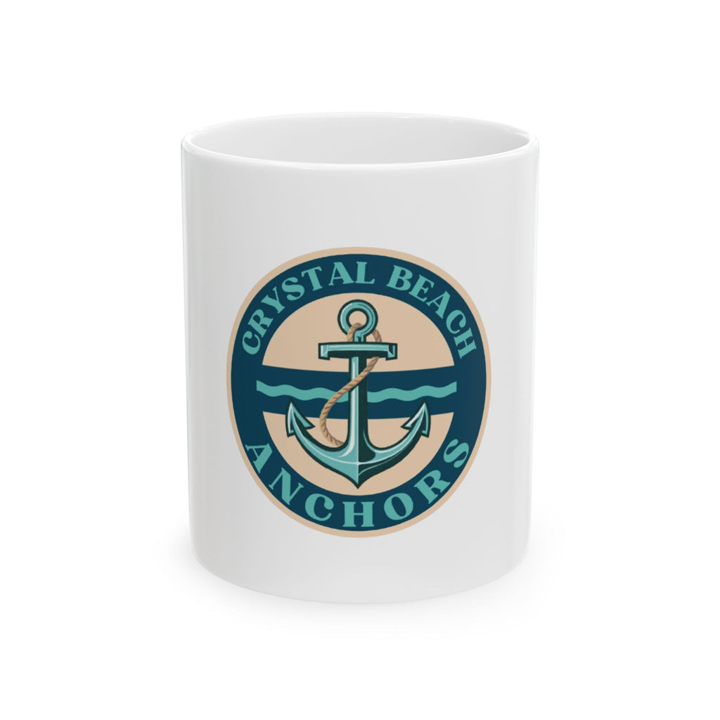 Crystal Beach Anchors Ceramic Mug
