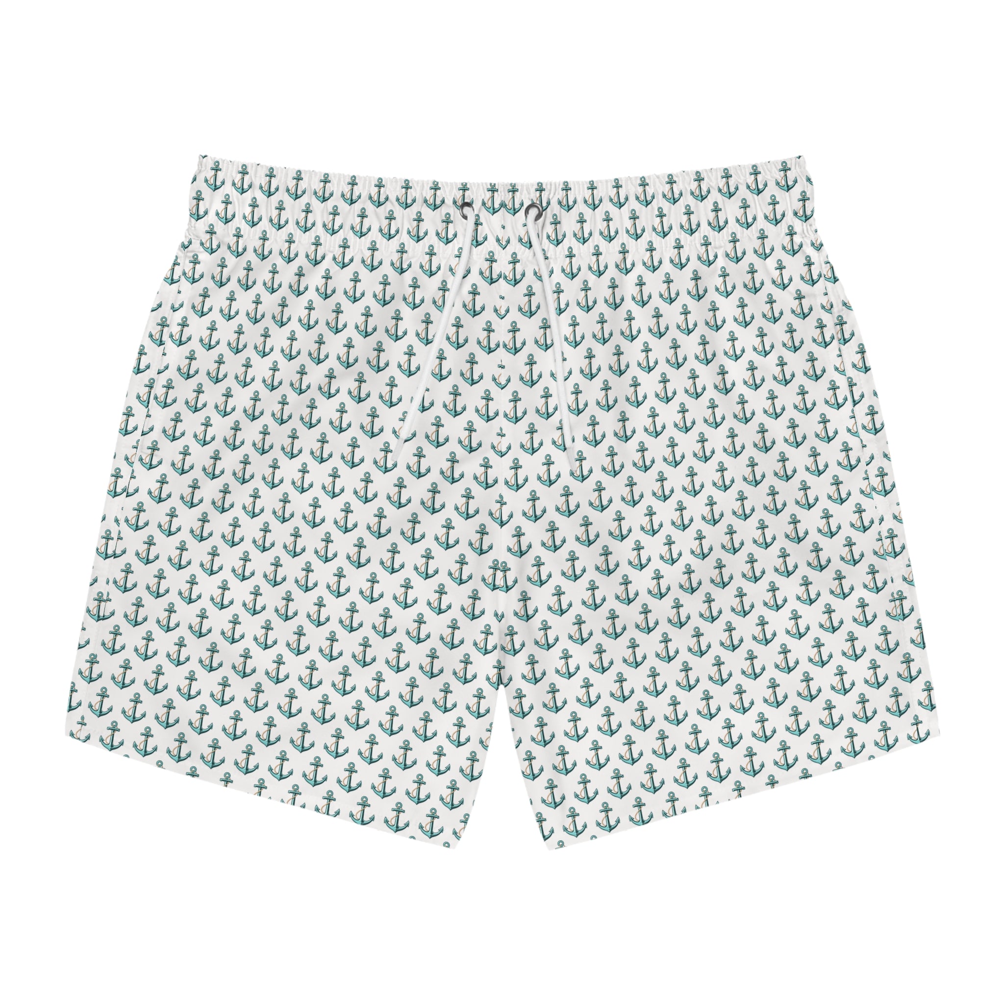 Anchor Pattern Swim Trunks